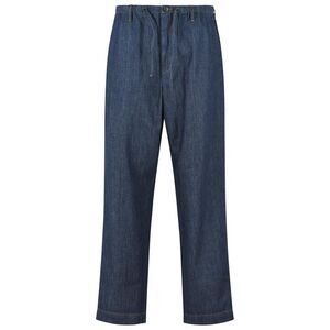 Dries Van Noten 'Penny' Blue Cotton Pants Men